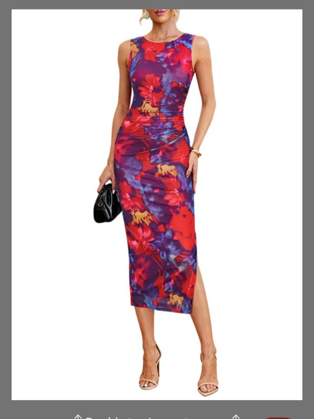 Floral dress, summer dress, mesh dress, colorful dress, bodycon, midi dress
